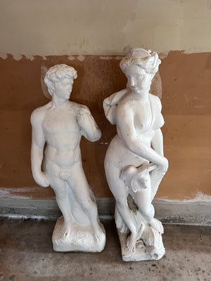 2 Outdoor Statues