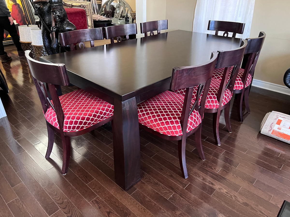 Designer Dining Table + 8 Chairs Imported from South Africa Sell My
