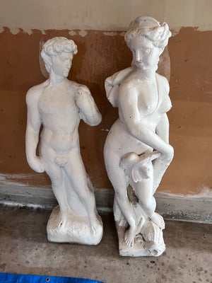 2 Outdoor Statues