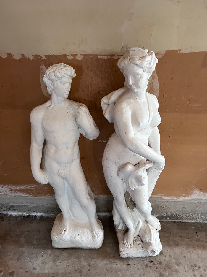 2 Outdoor Statues