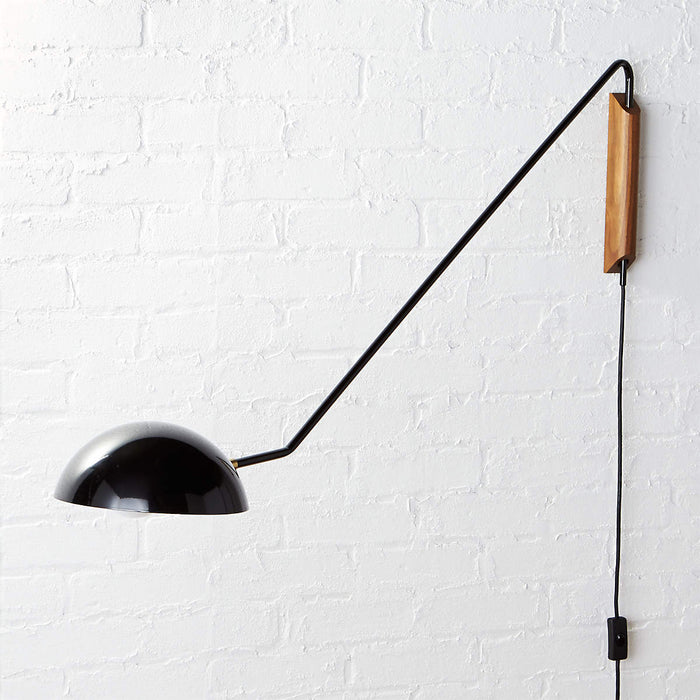 BRAND NEW- CB2 Mantis Swivel Wall Sconce in Black (*2 Available)